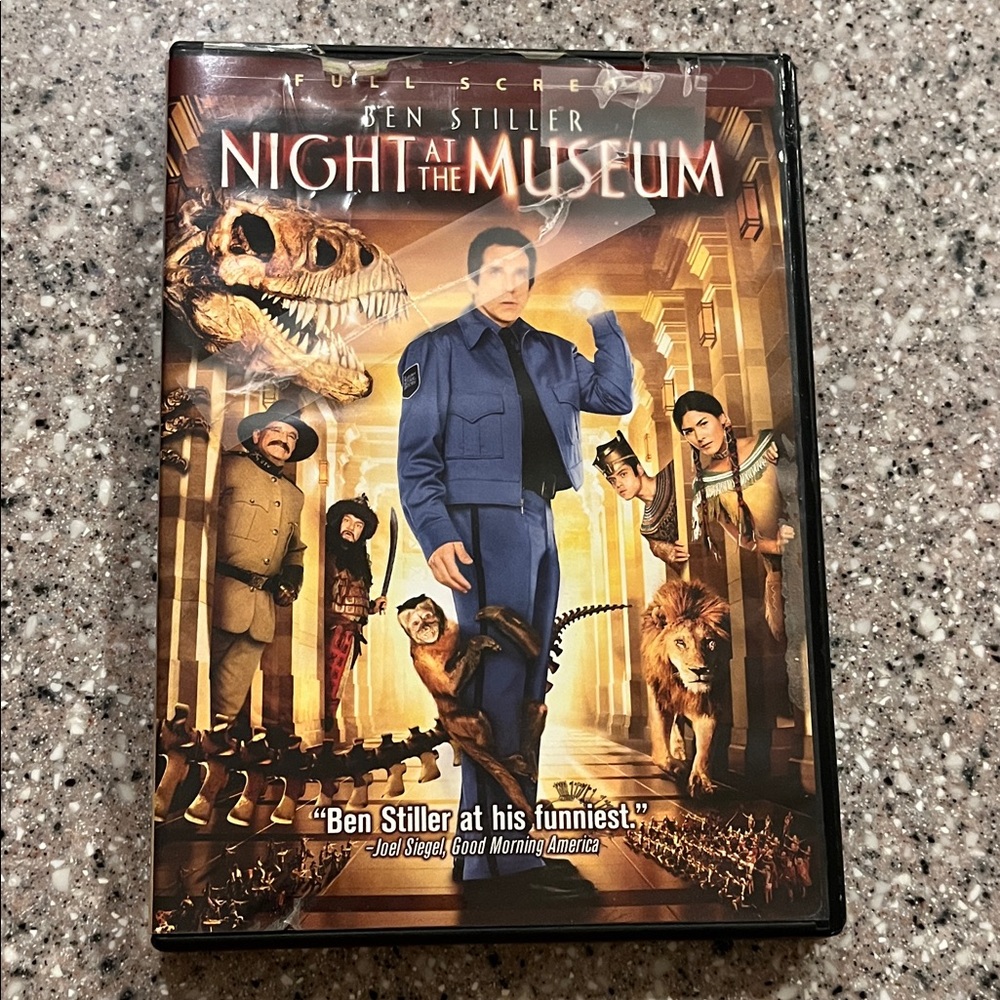 Night at the Museum DVD starring Ben Stiller